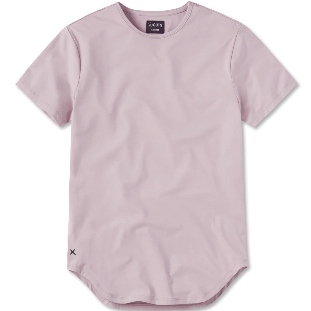 Cuts Elongated T shirt Concrete